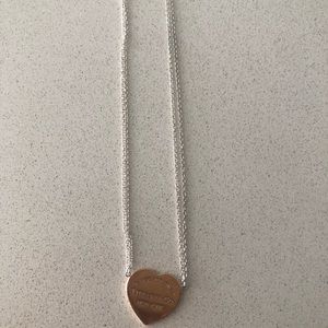 Tiffany and co heart necklace
